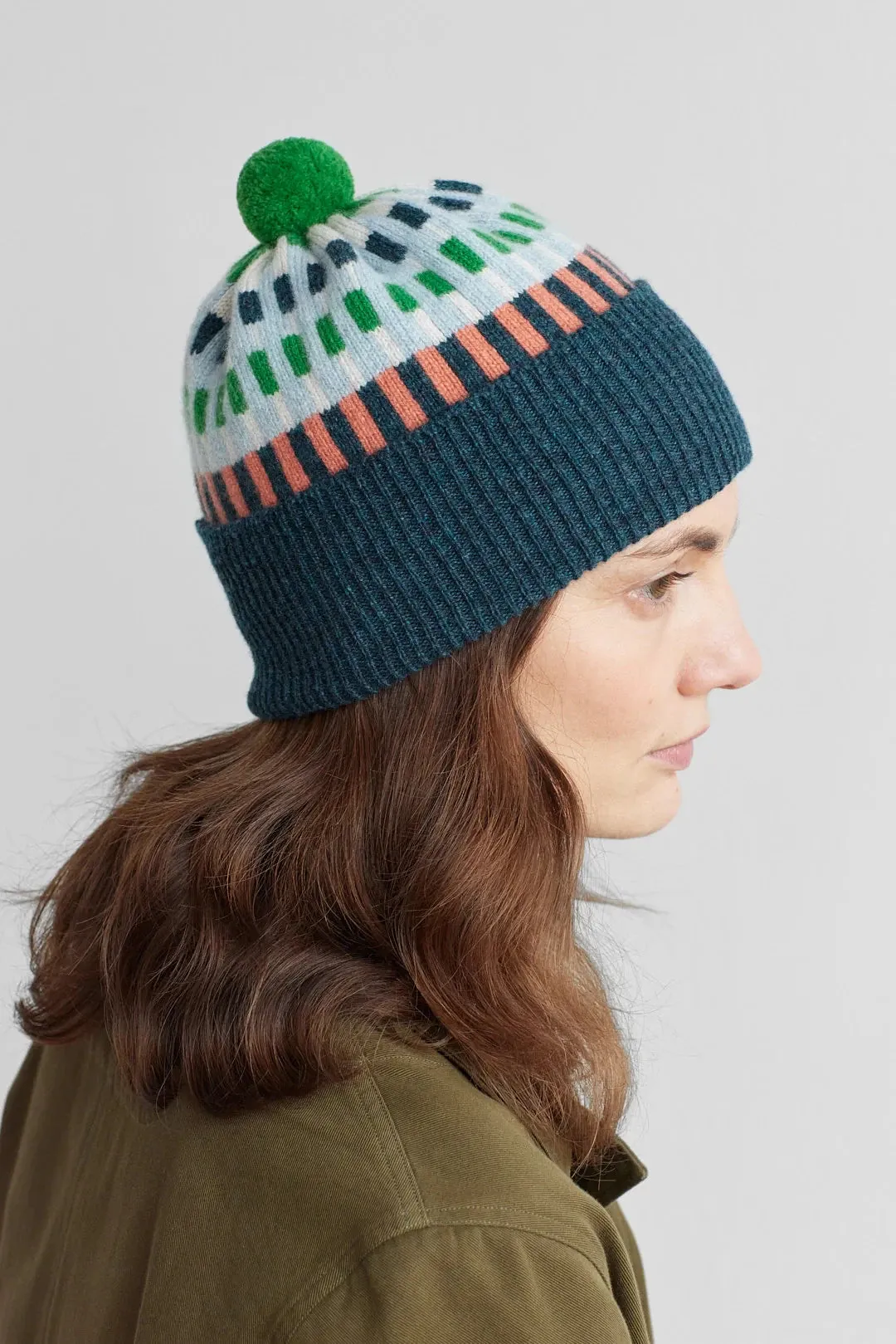 Pom Hat 'Harbour' in various colours by Hilary Grant