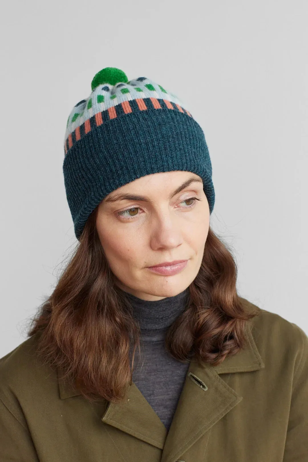 Pom Hat 'Harbour' in various colours by Hilary Grant