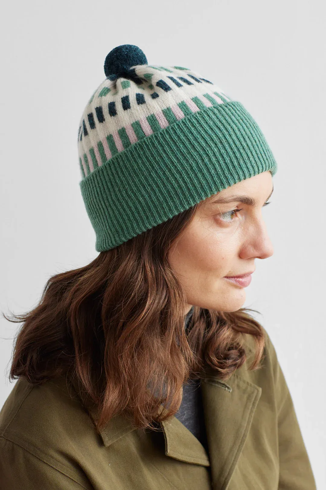 Pom Hat 'Harbour' in various colours by Hilary Grant