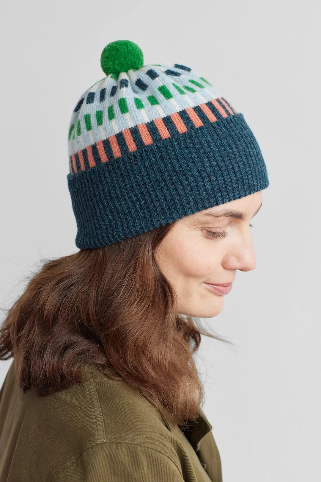 Pom Hat 'Harbour' in various colours by Hilary Grant