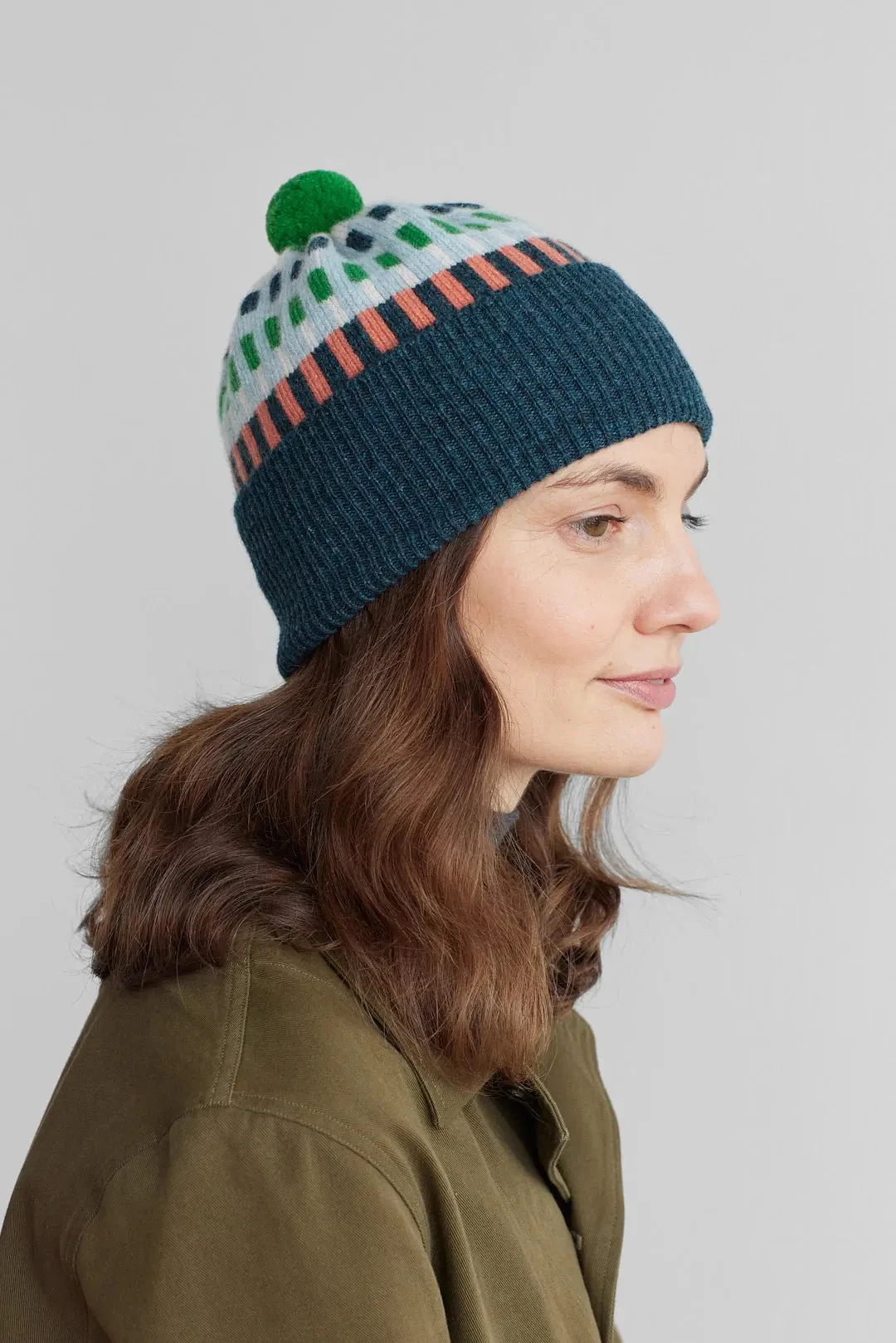 Pom Hat 'Harbour' in various colours by Hilary Grant