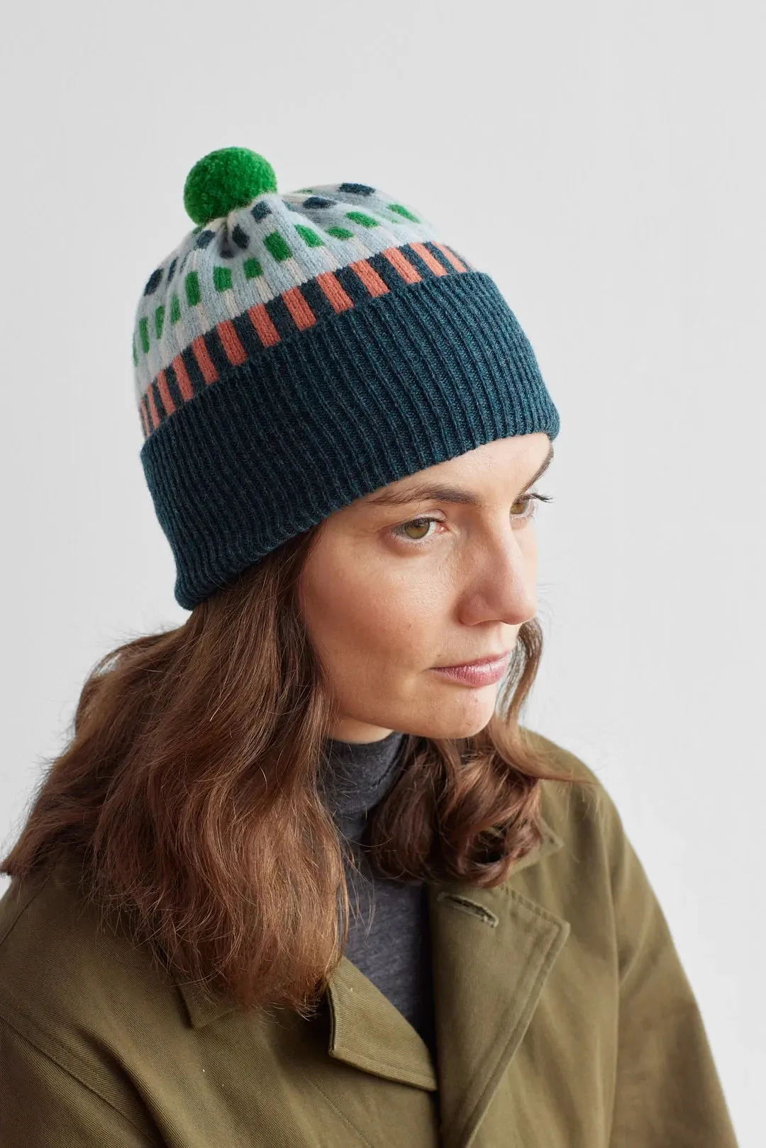Pom Hat 'Harbour' in various colours by Hilary Grant