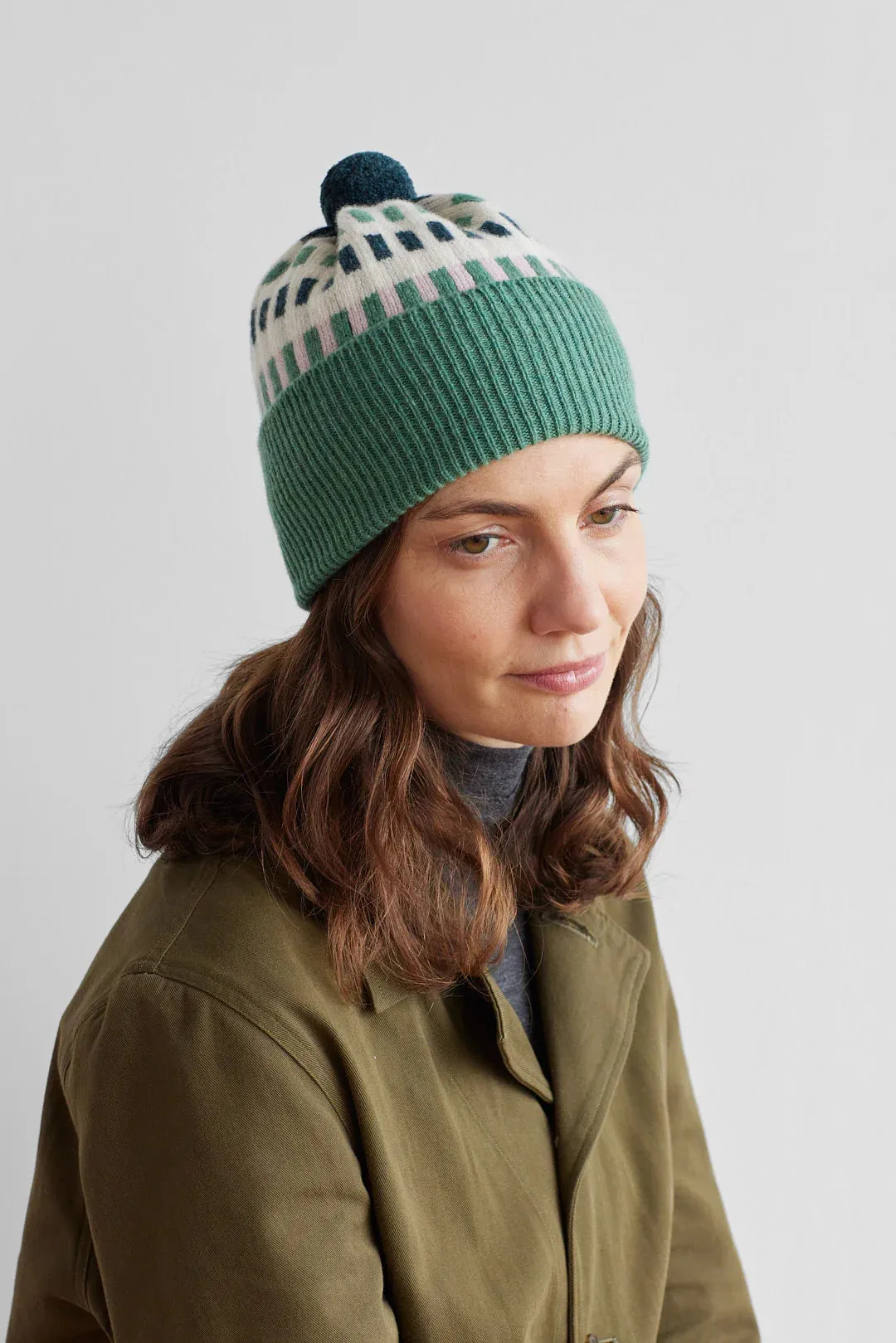 Pom Hat 'Harbour' in various colours by Hilary Grant