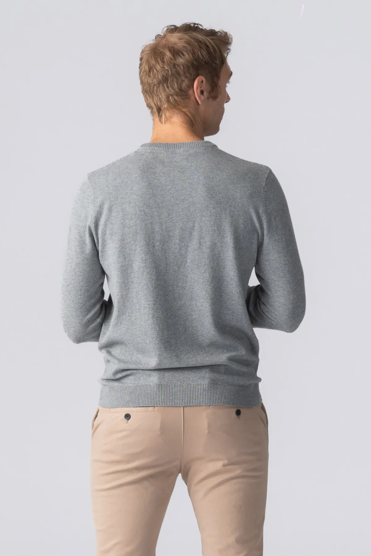 Pullover Roundneck - Gray Melange