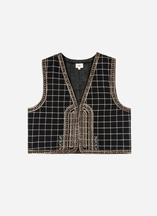 Salomma Embroidered Gilet