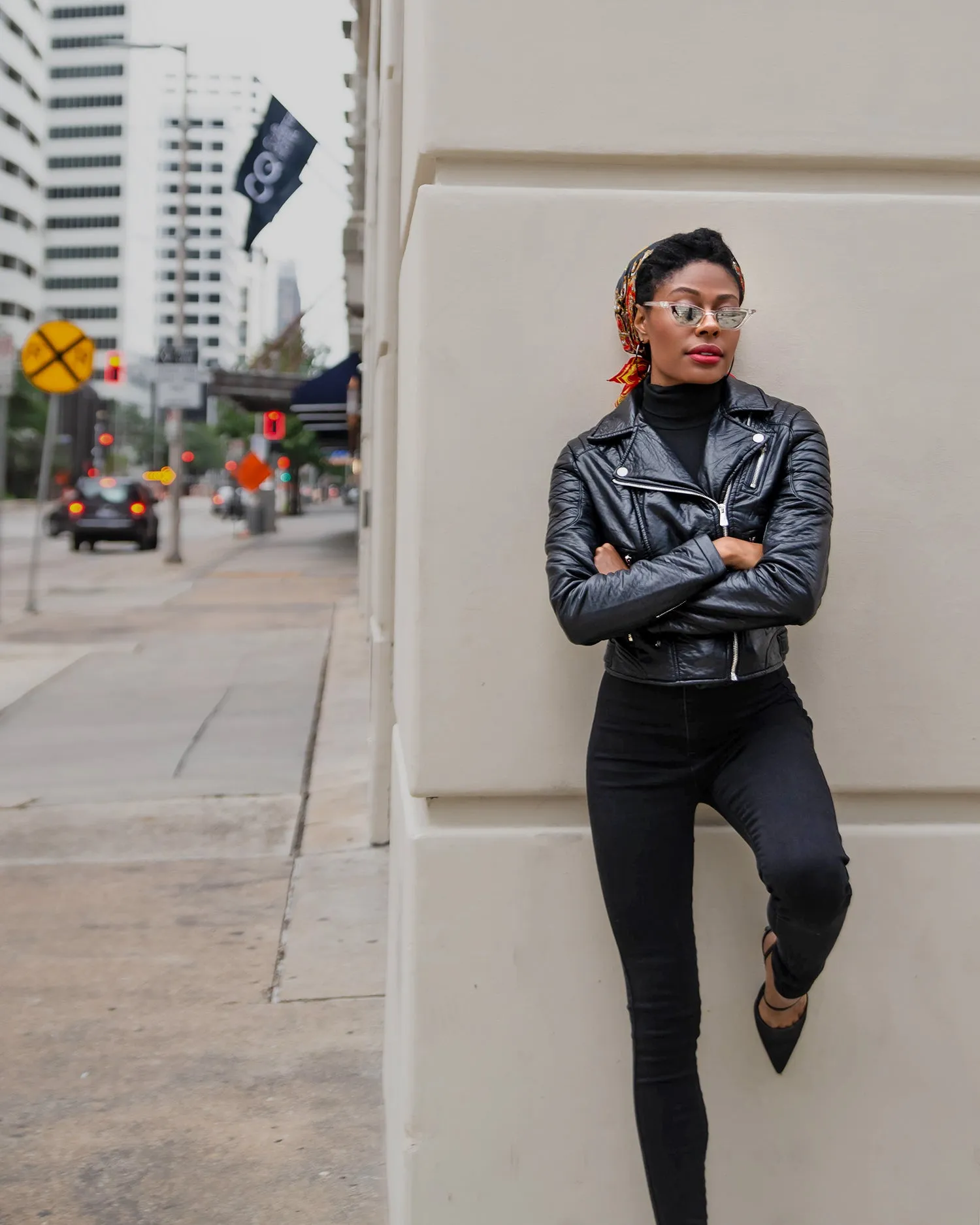 SG Women's Biker Jacket - Black