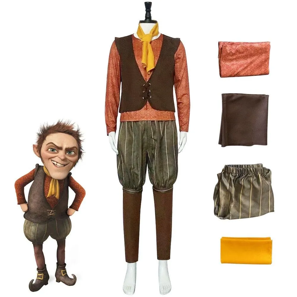 Shrek 4 Rumpelstiltskin king cosplay costume Halloween