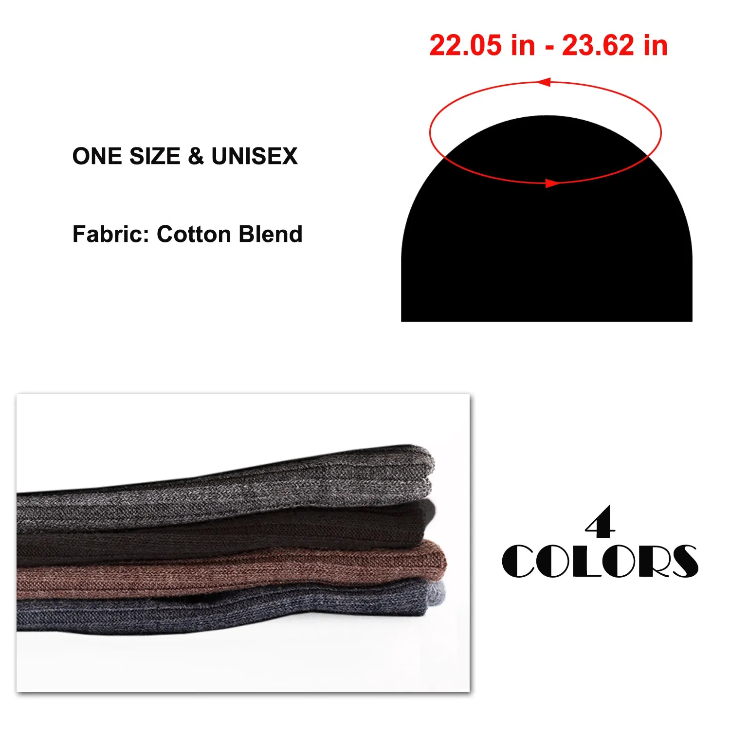 Sidiou Group Anniou Men Women Knitted Beanie Hat Fleece Lining Autumn Winter Stripe Pullover Cap Unisex Fashion Soft Warm Slouch Beanie Hats
