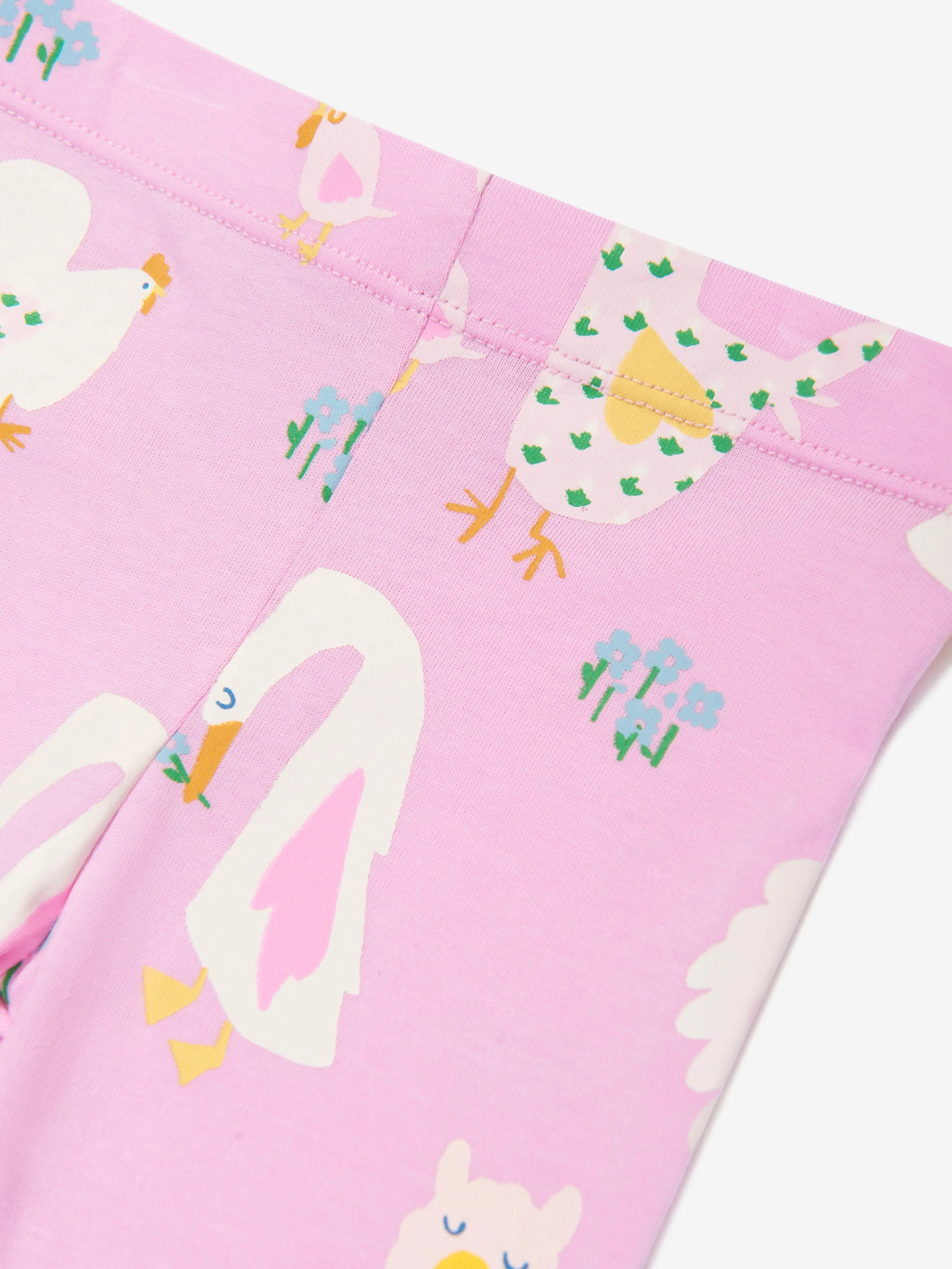 Stella McCartney Baby Girls Animal Leggings in Pink