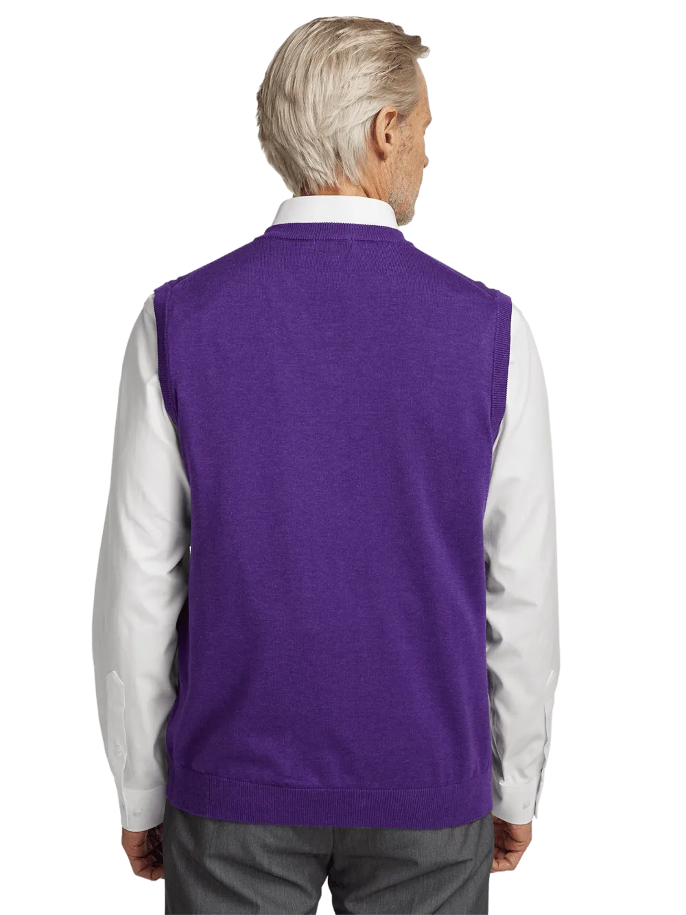 Supima Cotton Vest - Purple