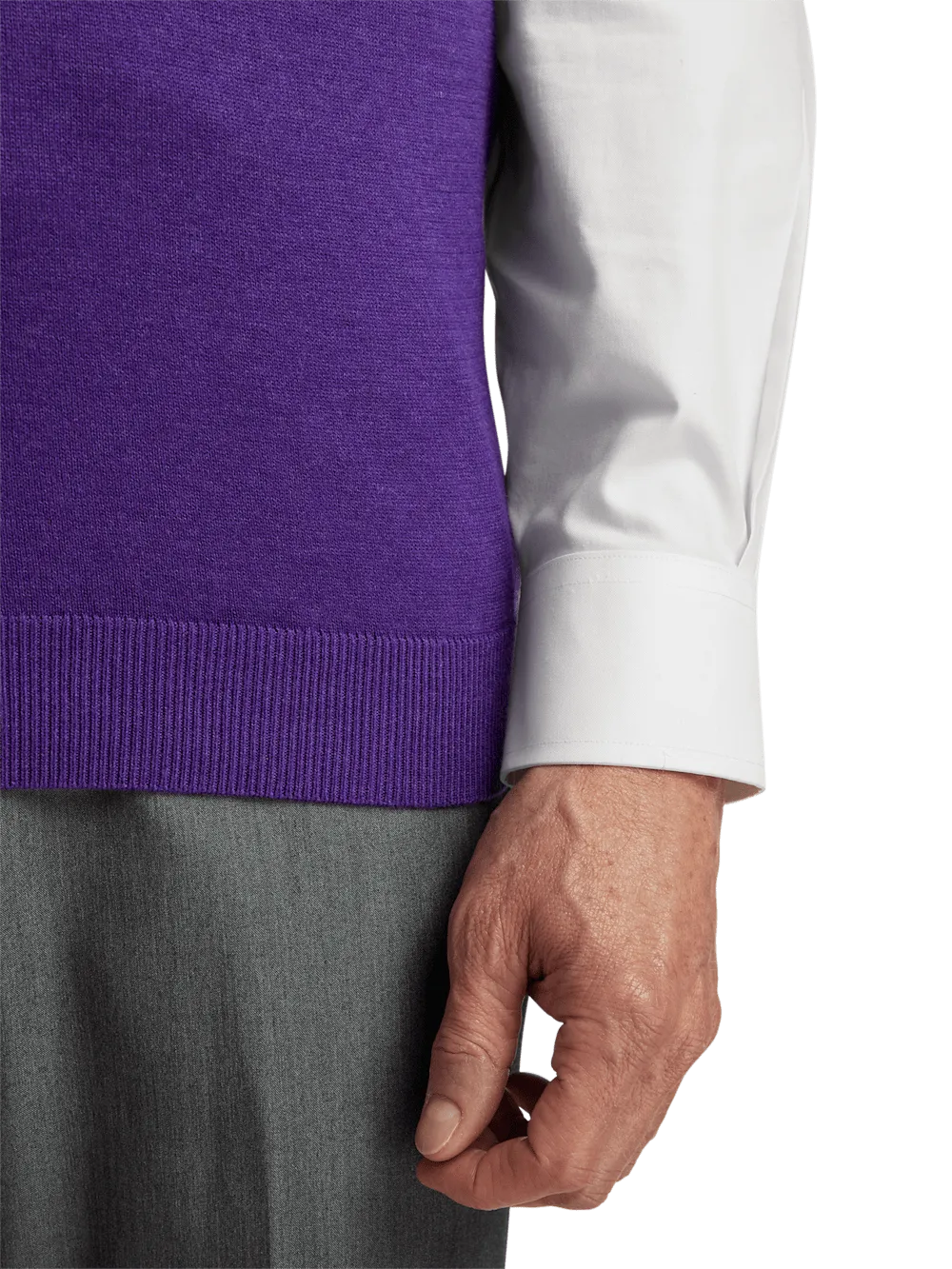 Supima Cotton Vest - Purple