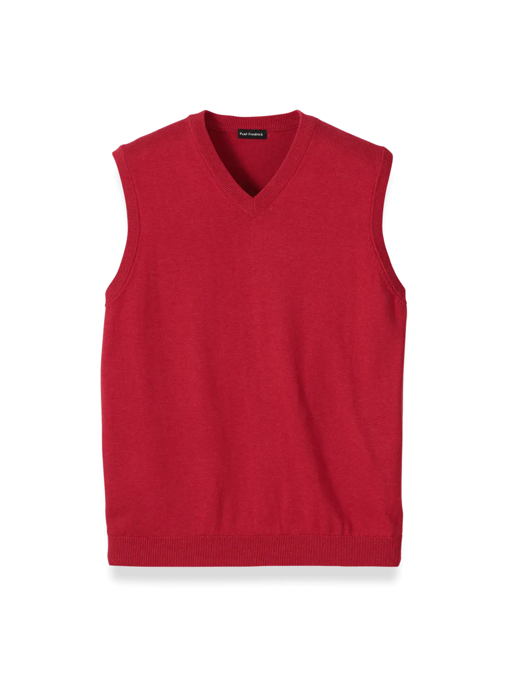 Supima Cotton Vest - Red