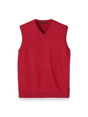 Supima Cotton Vest - Red