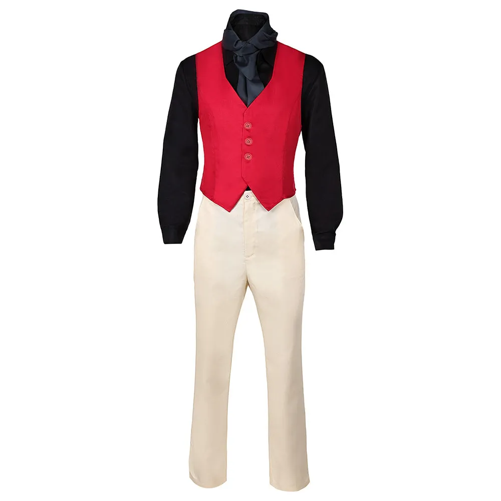 Tower of God Season 2 Twenty-Fifth Bam Red Outfit Party Carnival Halloween Cosplay Costume