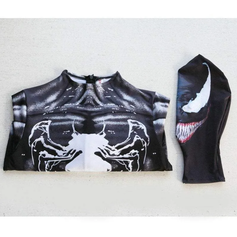 Venom Eddie Brock Costumes Spider-Man Cosplay Jumpsuit Poison Bodysuit Zentai