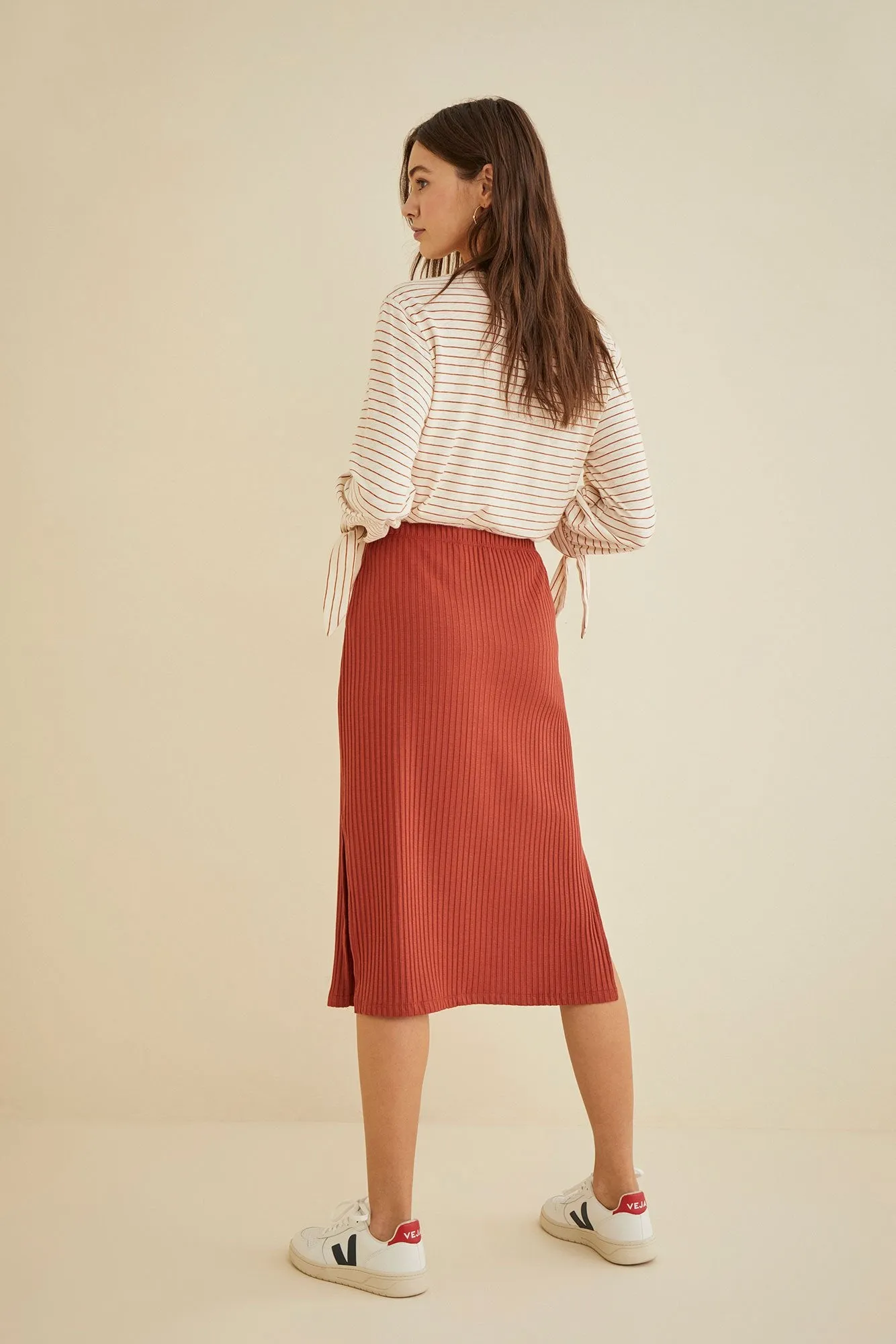 Vindy Ribbed Skirt