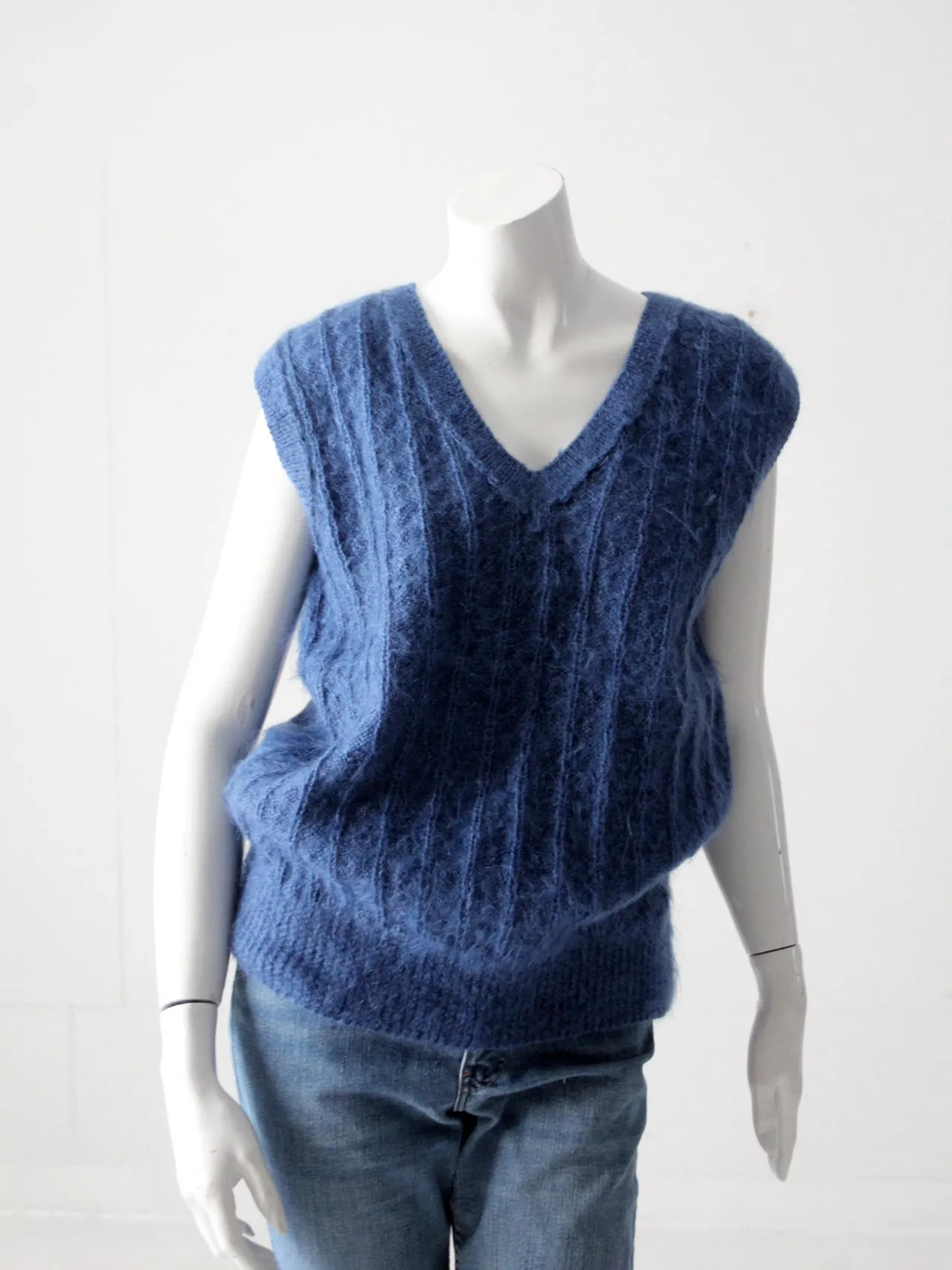vintage mohair sweater vest