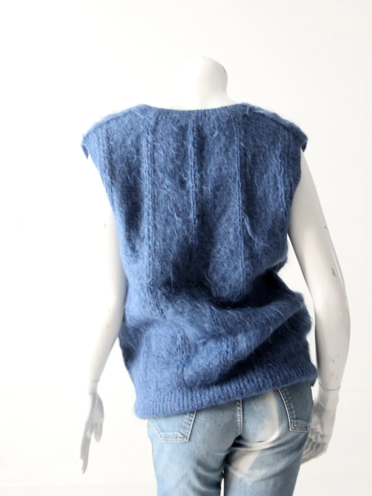 vintage mohair sweater vest