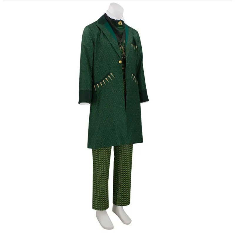 Wicked Wizard Cosplay Men's Green suit Men's Cosplay Costume Halloween suit ACcosplay
