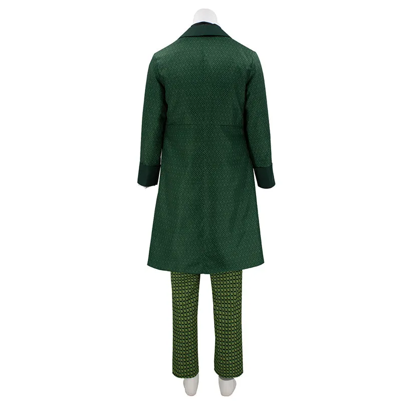 Wicked Wizard Cosplay Men's Green suit Men's Cosplay Costume Halloween suit ACcosplay